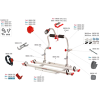 Fiamma Schienenabdeckkappe passend für Carry Bike UL / CL / Rail Quick - Farbe Grau Fiamma Ersatzteilnummer 98656-737 - Ersatzteile Fahrzeug EAN:8004815298791