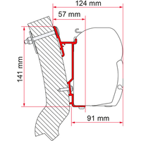 Fiamma Wingamm Oasi Markisenadapter für Fiamma F45 300 cm - Markisenadapter EAN:8004815304539