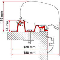 Fiamma Kit Hobby Premium Markisenadapter für Fiamma F80/F65 - Markisenadapter EAN:8004815306816