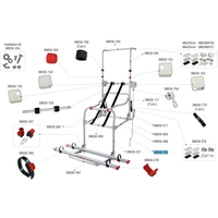 Fiamma Handkurbel passend für Carry Bike Lift 77 - Fiamma Ersatzteilnummer 98656-760 - Ersatzteile Fahrzeug EAN:8004815307127