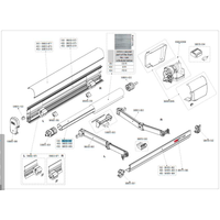Fiamma Markisenwalze für Markise F45eagle 400 - Farbe Polar White Fiamma Ersatzteilnummer 98655-988 - Ersatzteile Zelte & Markisen EAN:8004815310424