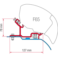 F65/F80 Kit Fiat Ducato - Citroen Jumper - Peugeot Boxer H3 (ab 2006) - Markisenadapter von Fiamma EAN:8004815318192