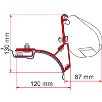 Fiamma Kit VW T5/T6 Multivan Transporter  RHD Markisenadapter für Fiamma F35 - Markisenadapter EAN:8004815329983