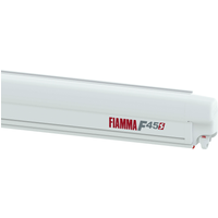 Fiamma Wandmarkise F45s 350 cm Rechtslenker (Polar White / Royal Grey) - Kassettenmarkisen EAN:8004815354985