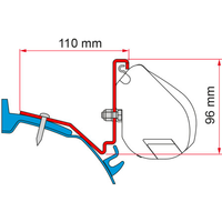 Fiamma Ford Custom Capland/Capfun Halterung für Fiamma F35 - Markisenadapter EAN:8004815363611