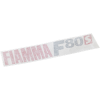 Fiamma Aufkleber für Markise F80s in Polar White / Titanium Fiamma Ersatzteilnummer 98673-236 - Ersatzteile Zelte & Markisen EAN:8004815396671