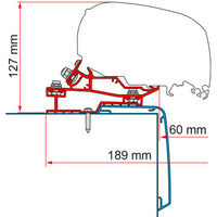 Fiamma Rapido C Line Markisenadapter für Fiamma F80/F65 340 cm - Markisenadapter EAN:8004815422325