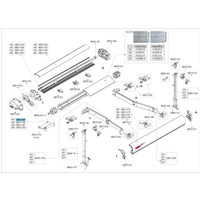 Fiamma Markisenwalze für Markise F80L 600 - Fiamma Ersatzteilnummer 98673-268 - Ersatzteile Zelte & Markisen EAN:8004815430603