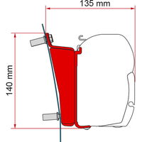 Fiamma Adapter Kit Ford Transit H3 für F45 Markisen - Markisenadapter EAN:8004815438951