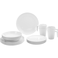 Brunner Melamine Geschirrset 16 teilig 4 Personen spherica - Kunststoff und Melamin Geschirr-Sets EAN:8022068080604