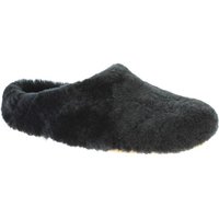 Living Kitzbühel - Women's Lammfell Pantoffel No. 4292 - Hüttenschuhe Gr 37 schwarz EAN:9008784623430