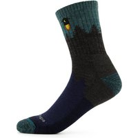 Darn Tough - Number 2 Micro Crew Midweight with Cushion - Wandersocken Gr L;M;XL grau;oliv;schwarz/blau EAN: