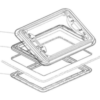 Dometic Glasrahmen (kompl.) Ohne Zwangsentlüftung - Ersatzteile Fahrzeug EAN: