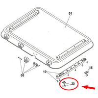 Dometic Halteprofil mit Montageteile - Ersatzteile Fahrzeug EAN: