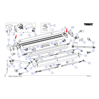 Thule Endplatten-Satz - Ersatzteile Fahrzeug EAN: