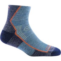 Darn Tough - Women's Hiker 1/4 Midweight with Cushion - Wandersocken Gr L;M;S blau;oliv EAN: