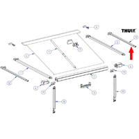 Thule Teleskoparm-Verlängerung  - Ersatzteile Fahrzeug EAN: