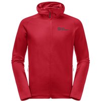 Jack Wolfskin - Baiselberg Hooded Full Zip - Fleecejacke Gr L rot EAN:4064886024129