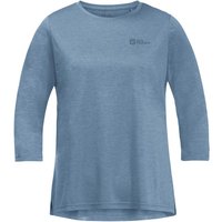 Jack Wolfskin - Women's Crosstrail 3/4 Tee - Longsleeve Gr M blau EAN:4064886031608