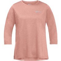 Jack Wolfskin - Women's Crosstrail 3/4 Tee - Longsleeve Gr L rosa EAN:4064886031790