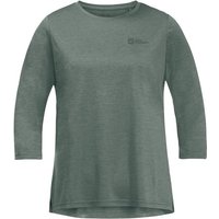 Jack Wolfskin - Women's Crosstrail 3/4 Tee - Longsleeve Gr M oliv EAN:4064886031844