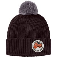 Jack Wolfskin - Kid's Pompom Badge Beanie - Mütze Gr M schwarz EAN:4064886302555