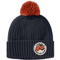 Jack Wolfskin - Kid's Pompom Badge Beanie - Mütze Gr M blau EAN:4064886302708