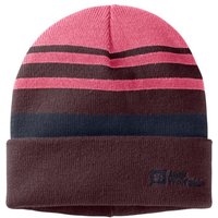 Jack Wolfskin - Kid's Stripynit Beanie - Mütze Gr M braun EAN:4064886303194