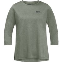 Jack Wolfskin - Women's Crosstrail 3/4 Tee - Longsleeve Gr L oliv EAN:4064886324892