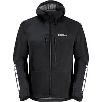 Jack Wolfskin Morobbia 3l Jkt M - Herren Hardshell Fahrrad-Regenjacke Jacke Schwarz 1115501-6000 EAN:4064993644623