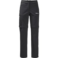 Jack Wolfskin - Women's Glastal Zip Away Pants - Zip-Off-Hose Gr 40 - Long schwarz EAN:4064993756609