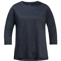 Jack Wolfskin - Women's Crosstrail 3/4 Tee - Longsleeve Gr L blau EAN:4064993863925