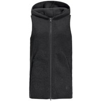 Jack Wolfskin - Women's High Curl Long Vest - Fleeceweste Gr XXL schwarz EAN:4064993869828