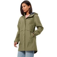 Jack Wolfskin Funktionsmantel CAPE WEST COAT W Kapuze ist fest mit der Jacke verbunden EAN:4064993957051