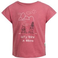 Jack Wolfskin - Kid's Take A Break T - T-Shirt Gr 164 rosa/rot EAN:4064993969726