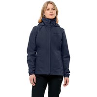 Jack Wolfskin Stormy Point 2L Jacket Women Regenjacke Damen XS blau night blue EAN:4064993496574