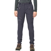 Jack Wolfskin Salmaser Pants Women Trekking-Softshellhose Damen 34 graphite Graphite EAN:4064993664553