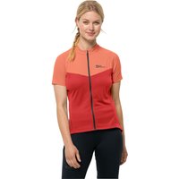 Jack Wolfskin Morobbia FZ T-Shirt Women XS guave guave EAN:4064993701074