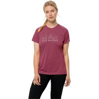 Jack Wolfskin Morobbia Vent Support System T-Shirt Women S sangria red sangria red EAN:4064993706383