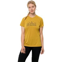 Jack Wolfskin Morobbia Vent Support System T-Shirt Women S golden spice golden spice EAN:4064993706505