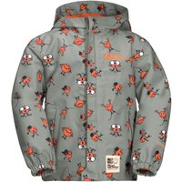 Jack Wolfskin - Kid's Smileyworld 2L AOP Jacket - Regenjacke Gr 128 grau EAN:4064993973013