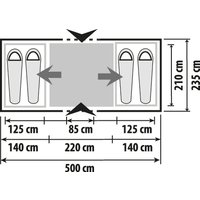 Berger Zelt Liberty 4 Air Familienzelt - Familienzelte EAN:4036231070969