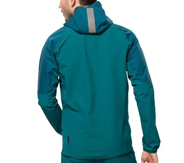 Jack Wolfskin Alpspitze Hoody M - Herren Skitouren Softshelljacke Blau 1307371-4133 - Image 2