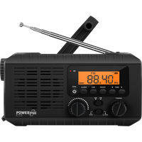 PowerPlus Ox Kurbel Radio mit Solar / Powerbank / USB und Lampe - Camping-Radio EAN:8717853705939