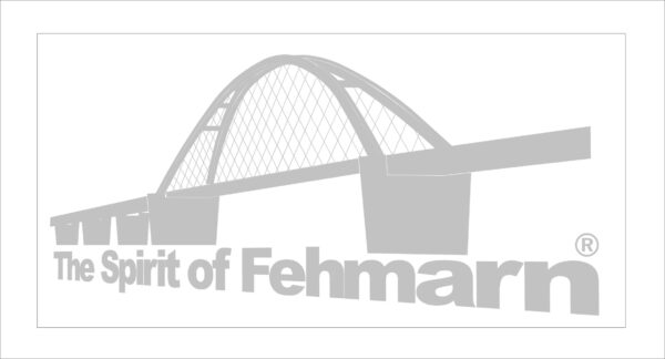 The Spirit of Fehmarn - Autoaufkleber -Sticker- Aufkleber - silber gross